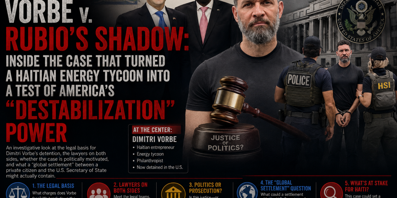 Vorbe v. Rubio’s Shadow: Inside the Case That Turned a Haitian Energy Tycoon Into a Test of America’s “Destabilization” Power