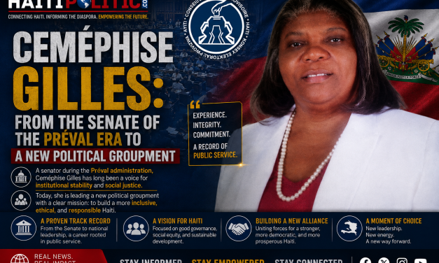 Ceméphise Gilles: From the Senate of the Préval Era to a New Political Groupment