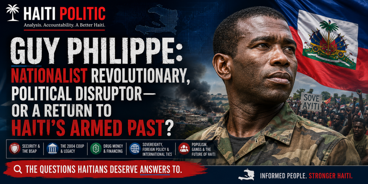 🔎 HAITI POLITIC INVESTIGATION | GUY PHILIPPE: NATIONALIST REVOLUTIONARY, POLITICAL DISRUPTOR—OR A RETURN TO HAITI’S ARMED PAST?
