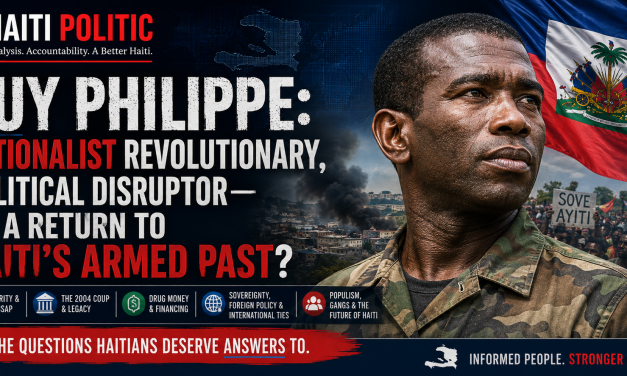 🔎 HAITI POLITIC INVESTIGATION | GUY PHILIPPE: NATIONALIST REVOLUTIONARY, POLITICAL DISRUPTOR—OR A RETURN TO HAITI’S ARMED PAST?