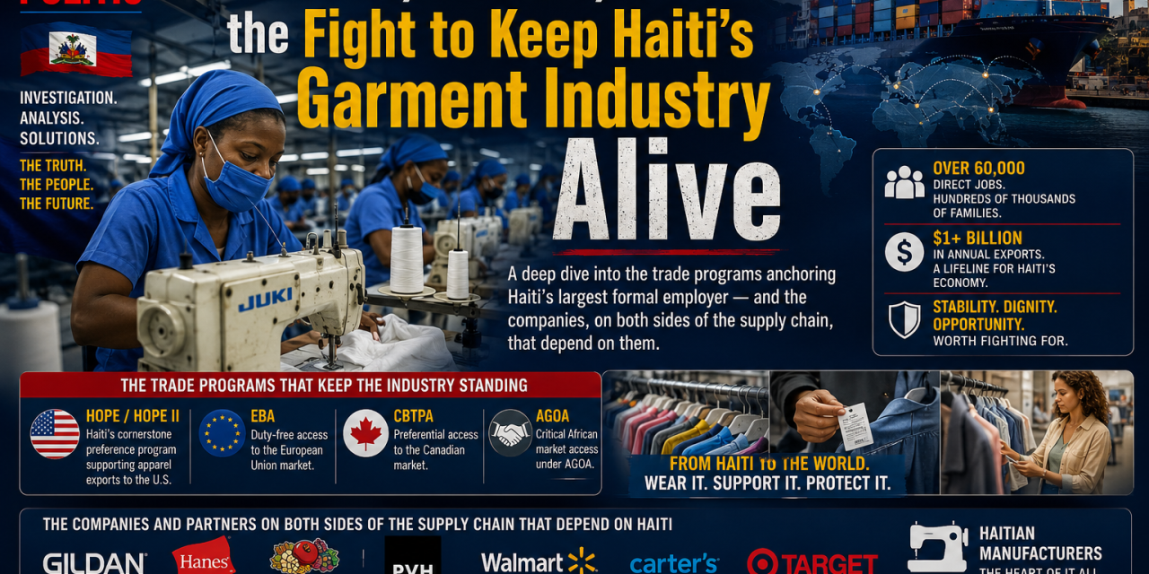 HOPE, HELP, and the Fight to Keep Haiti’s Garment Industry Alive
