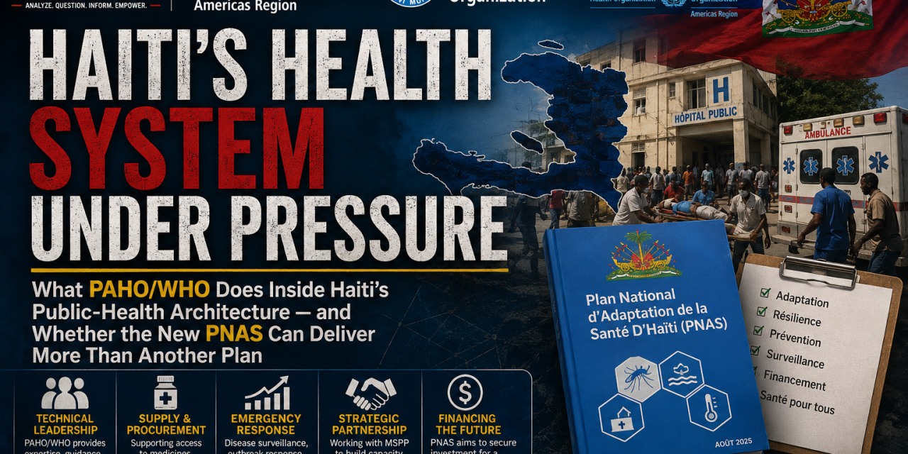 HAITI’S HEALTH SYSTEM UNDER PRESSURE