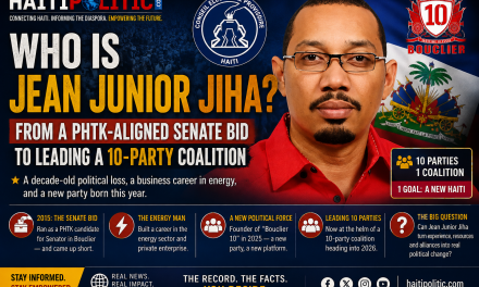 Who Is Jean Junior Jiha? From a PHTK-Aligned Senate Bid to Leading a 10-Party Coalition
