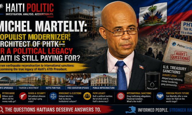 🔎 HAITI POLITIC INVESTIGATION | MICHEL MARTELLY: POPULIST MODERNIZER, ARCHITECT OF PHTK—OR A POLITICAL LEGACY HAITI IS STILL PAYING FOR?