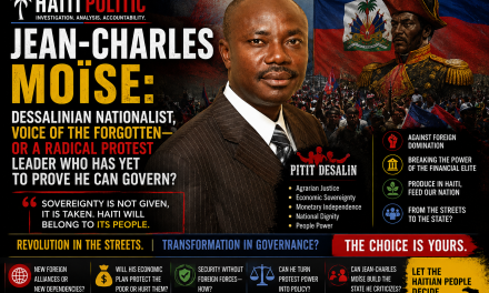 🔎 HAITI POLITIC INVESTIGATION – JEAN-CHARLES MOÏSE: DESSALINIAN NATIONALIST, VOICE OF THE FORGOTTEN—OR A RADICAL PROTEST LEADER WHO HAS YET TO PROVE HE CAN GOVERN?
