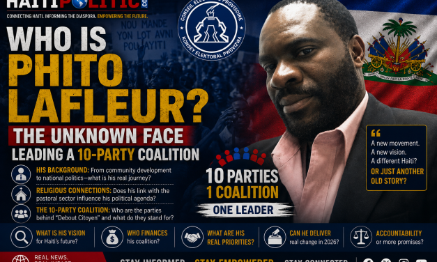 Who Is Phito Lafleur? The Unknown Face Leading a 10-Party Coalition