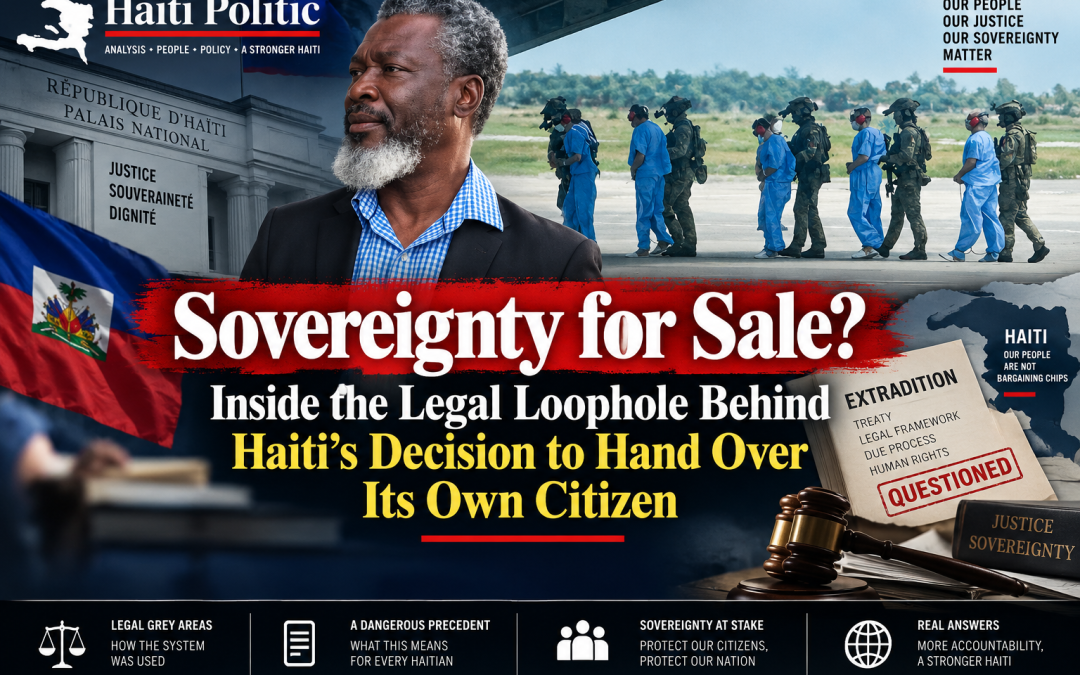 Sovereignty for Sale? Inside the Legal Loophole Behind Haiti’s Decision to Hand Over Its Own Citizen