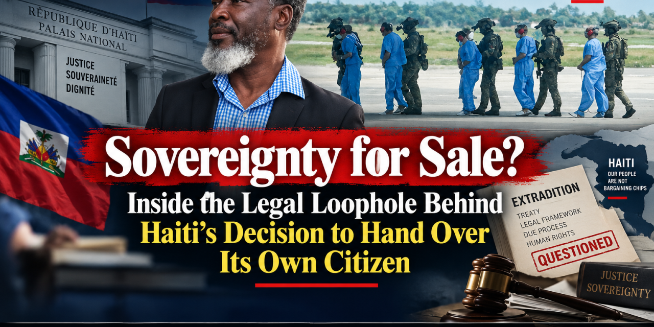 Sovereignty for Sale? Inside the Legal Loophole Behind Haiti’s Decision to Hand Over Its Own Citizen