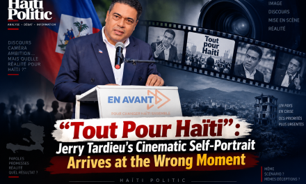 “Tout Pour Haïti”: Jerry Tardieu’s Cinematic Self-Portrait Arrives at the Wrong Moment