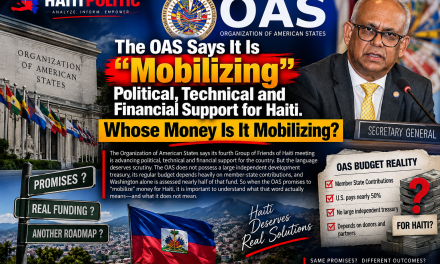 The OAS Says It Is “Mobilizing” Political, Technical and Financial Support for Haiti. Whose Money Is It Mobilizing?