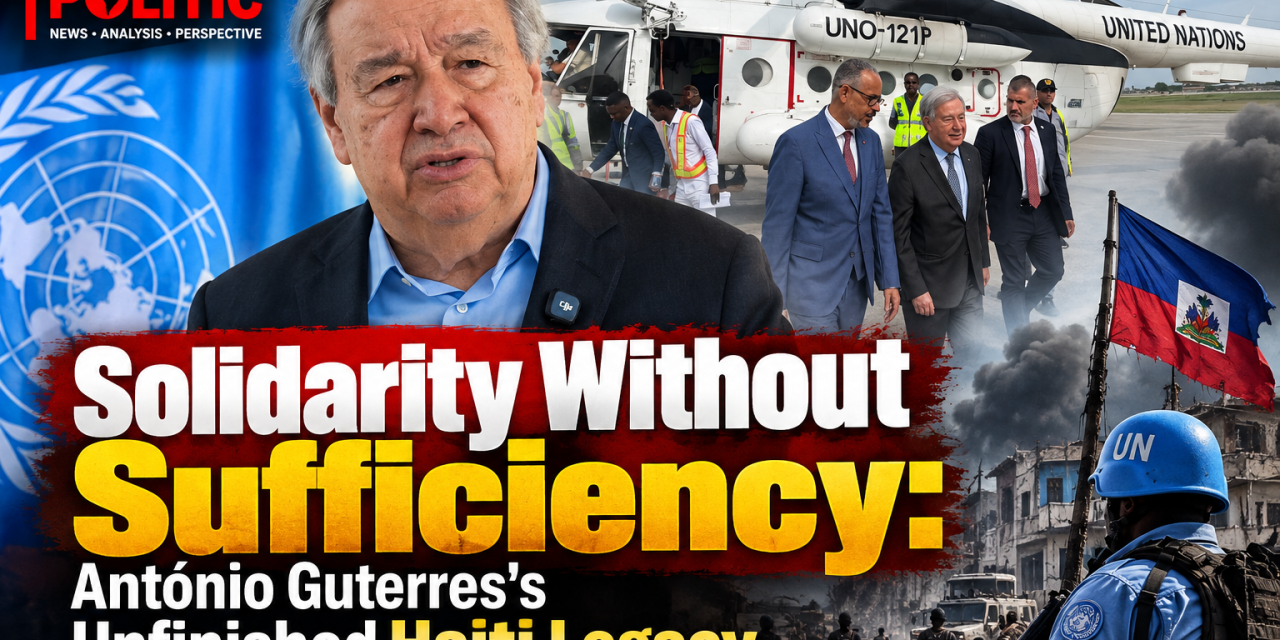 Solidarity Without Sufficiency: António Guterres’s Unfinished Haiti Legacy