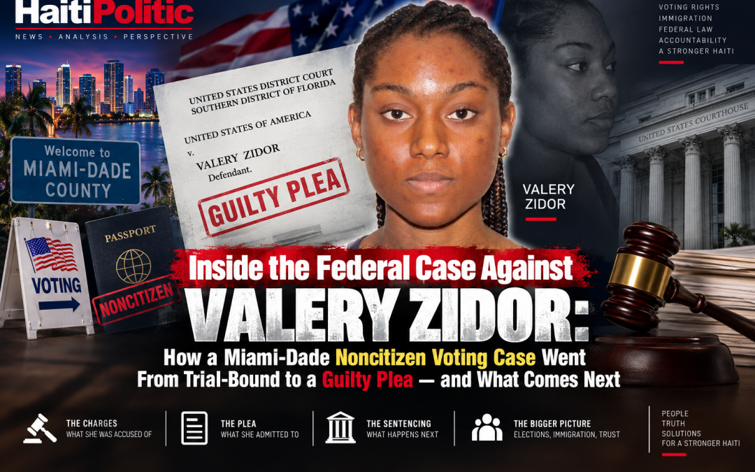 Inside the Federal Case Against Valery Zidor: How a Miami-Dade Noncitizen Voting Case Went From Trial-Bound to a Guilty Plea — and What Comes Next
