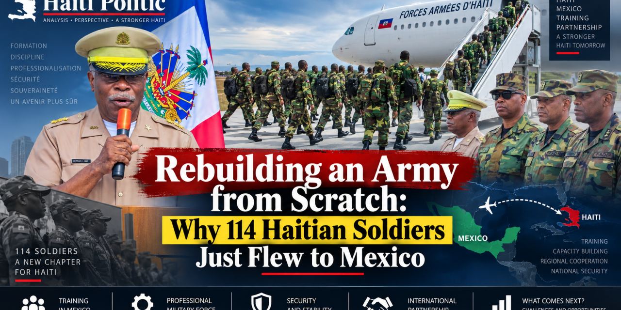Rebuilding an Army from Scratch: Why 114 Haitian Soldiers Just Flew to Mexico