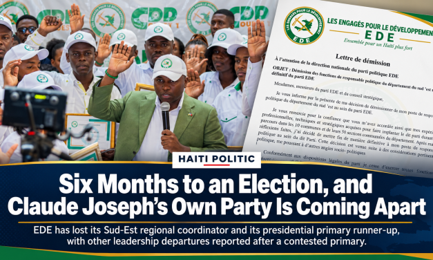 Six Months to an Election, and Claude Joseph’s Own Party Is Coming Apart