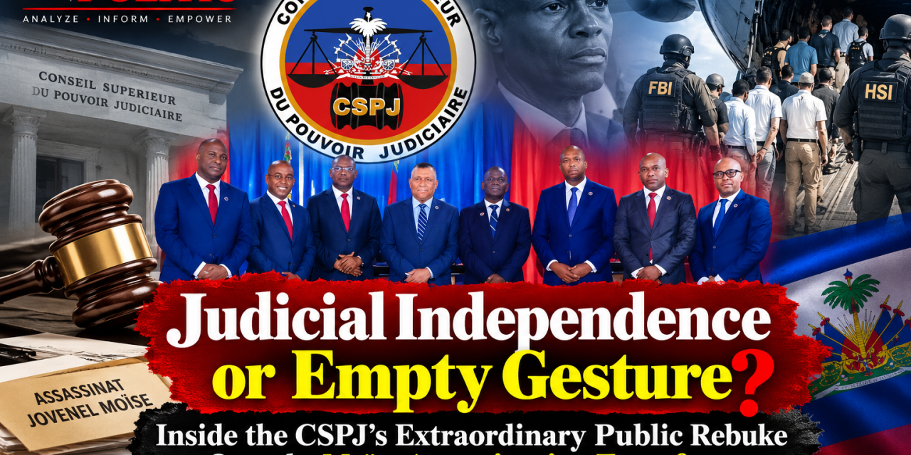 Judicial Independence or Empty Gesture? Inside the CSPJ’s Extraordinary Public Rebuke Over the Moïse Assassination Transfers