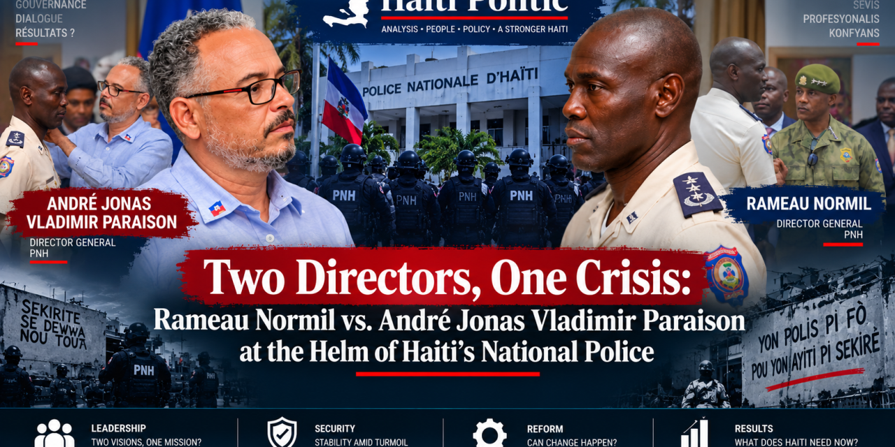 Two Directors, One Crisis: Rameau Normil vs. André Jonas Vladimir Paraison at the Helm of Haiti’s National Police