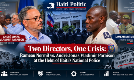 Two Directors, One Crisis: Rameau Normil vs. André Jonas Vladimir Paraison at the Helm of Haiti’s National Police