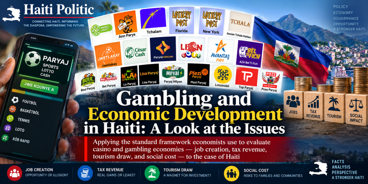 Gambling and Economic Development in Haiti: A Look at the Issues