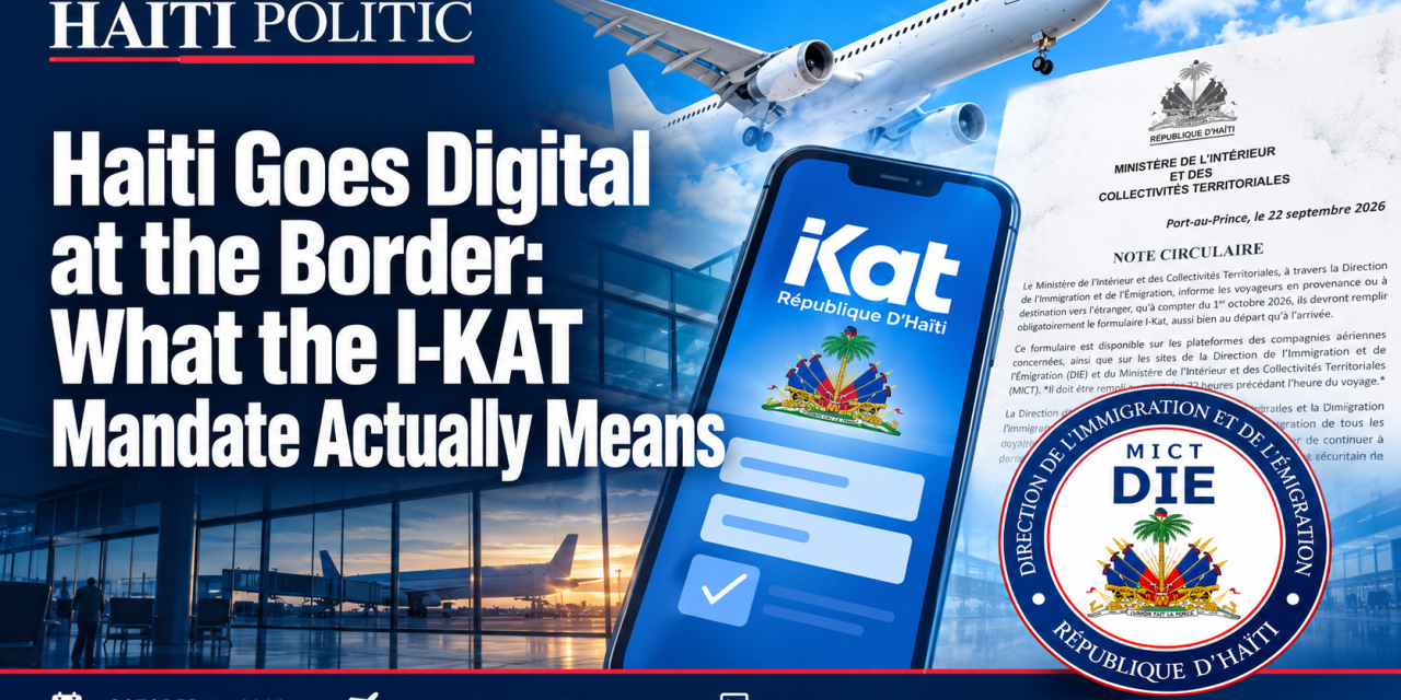 Haiti Goes Digital at the Border: What the I-KAT Mandate Actually Means