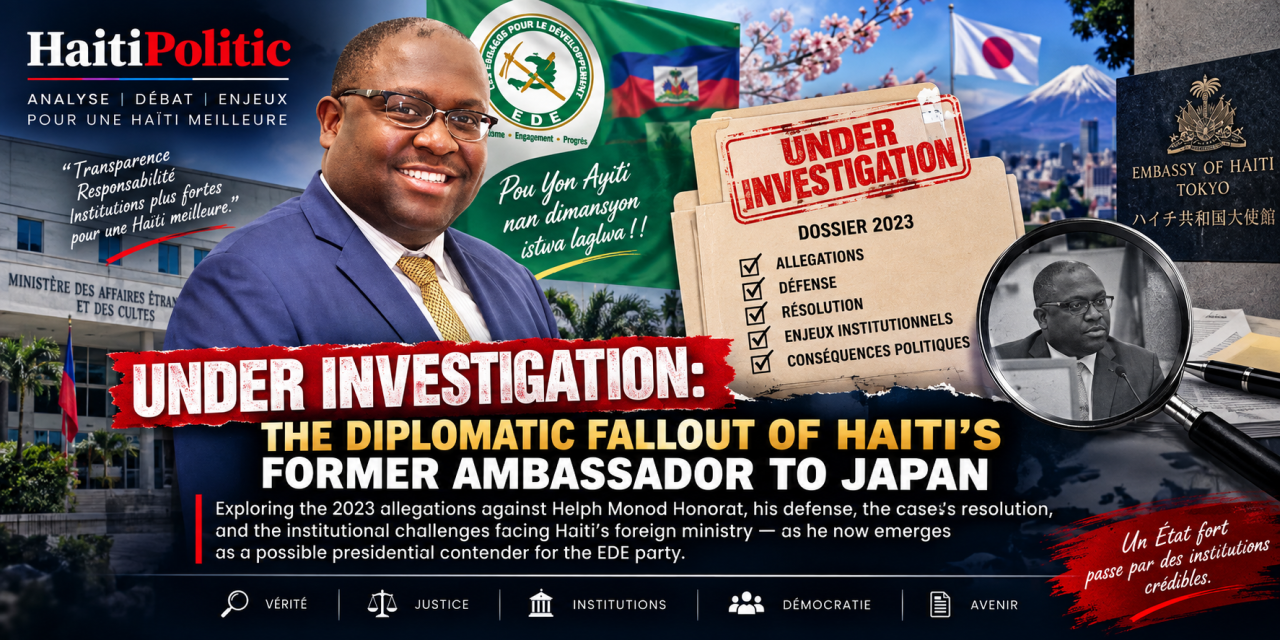 Under Investigation: The Diplomatic Fallout of Haiti’s Former Ambassador to Japan