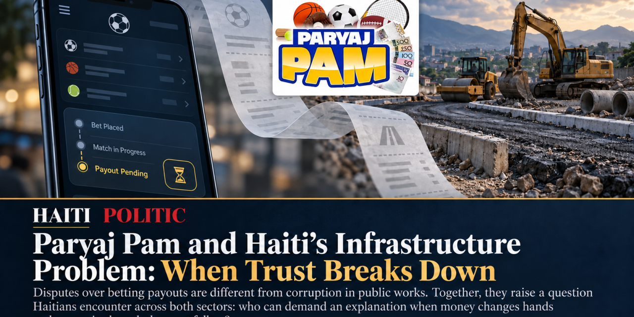 Paryaj Pam and Haiti’s Infrastructure Problem: When Trust Breaks Down