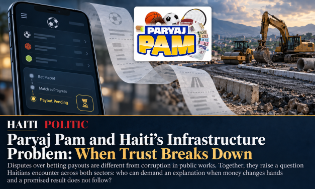 Paryaj Pam and Haiti’s Infrastructure Problem: When Trust Breaks Down