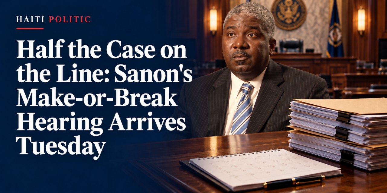 Half the Case on the Line: Sanon’s Make-or-Break Hearing Arrives Tuesday