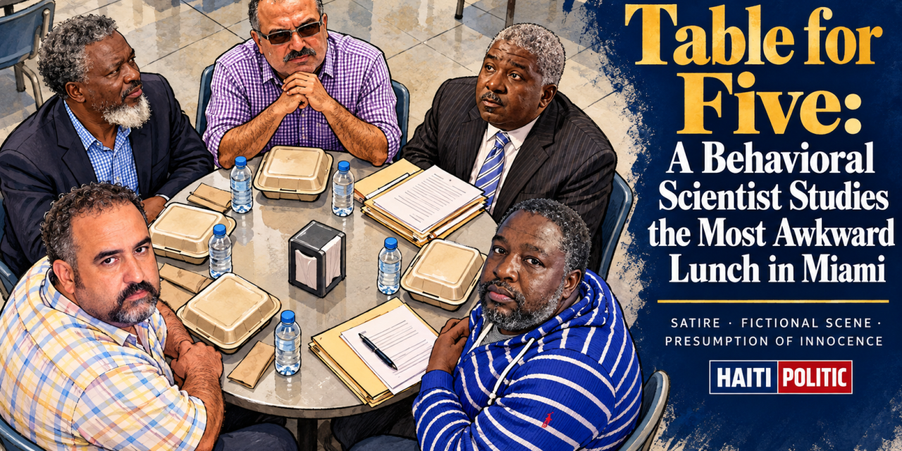 Table for Five: A Behavioral Scientist Studies the Most Awkward Lunch in Miami
