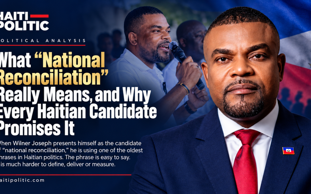 What “National Reconciliation” Really Means, and Why Every Haitian Candidate Promises It