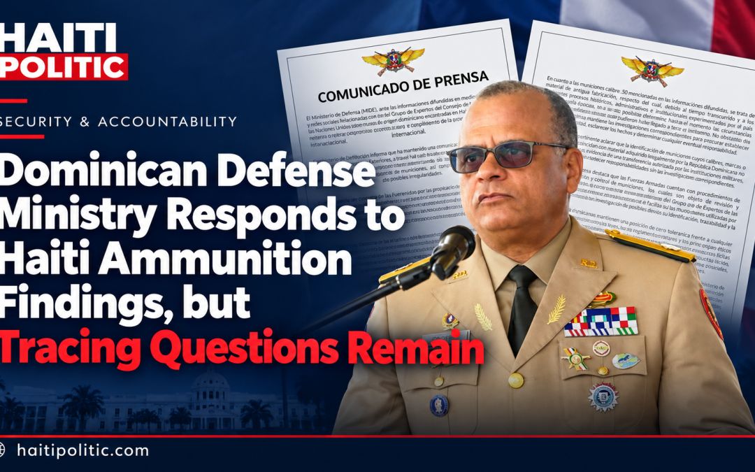 Dominican Defense Ministry Responds to Haiti Ammunition Findings, but Tracing Questions Remain