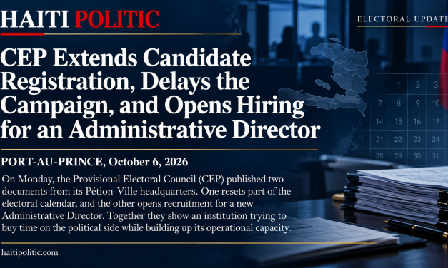 CEP Extends Candidate Registration, Delays the Campaign, and Opens Hiring for an Administrative Director
