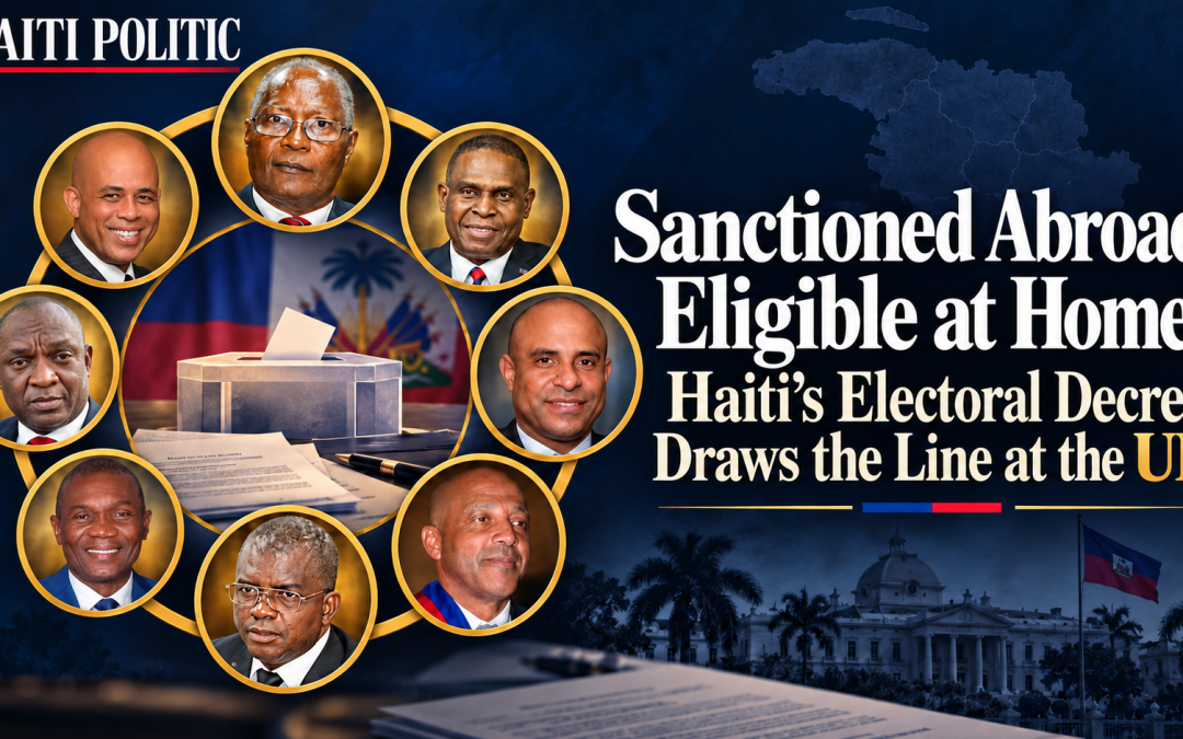 Sanctioned Abroad, Eligible at Home? Haiti’s Electoral Decree Draws the Line at the UN
