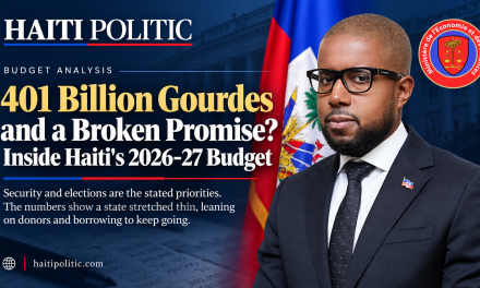 401 Billion Gourdes and a Broken Promise? Inside Haiti’s 2026-27 Budget