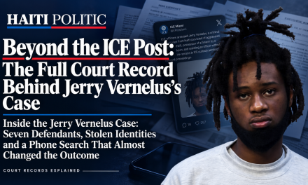 Beyond the ICE Post: The Full Court Record Behind Jerry Vernelus’s Case