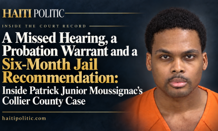 A Missed Hearing, a Probation Warrant and a Six-Month Jail Recommendation: Inside Patrick Junior Moussignac’s Collier County Case