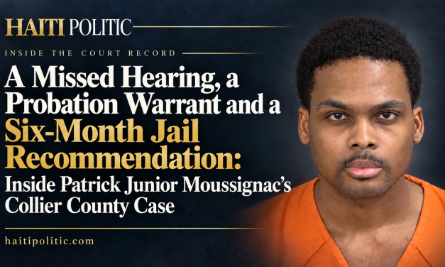 A Missed Hearing, a Probation Warrant and a Six-Month Jail Recommendation: Inside Patrick Junior Moussignac’s Collier County Case